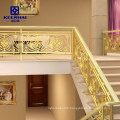 China Interior Golden Color Aluminum Stair/Balcony Railing for Decoration